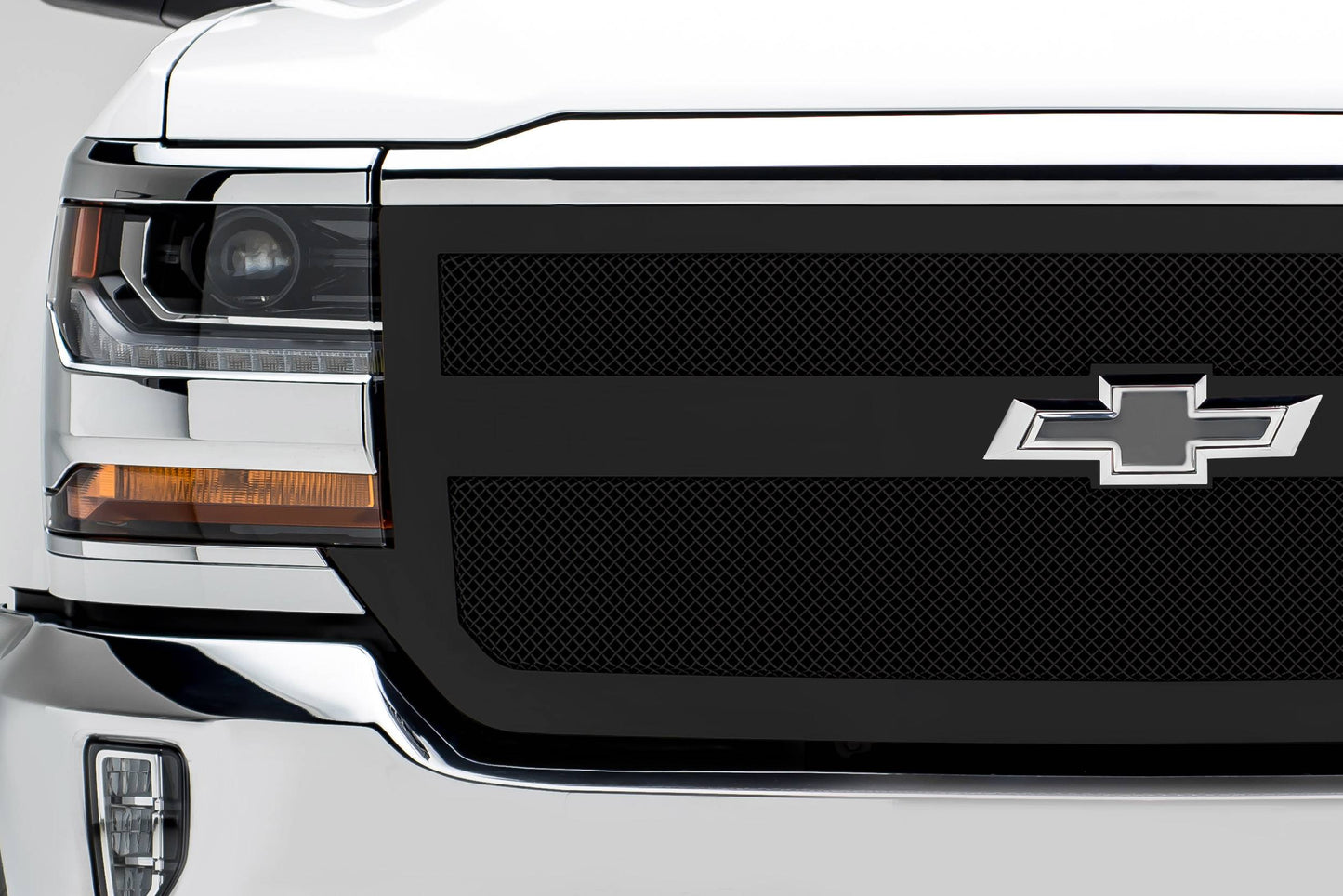 T-REX Grilles 51131 Black Mild Steel Small Mesh Grille Fits 2016-2018 Chevrolet Silverado 1500