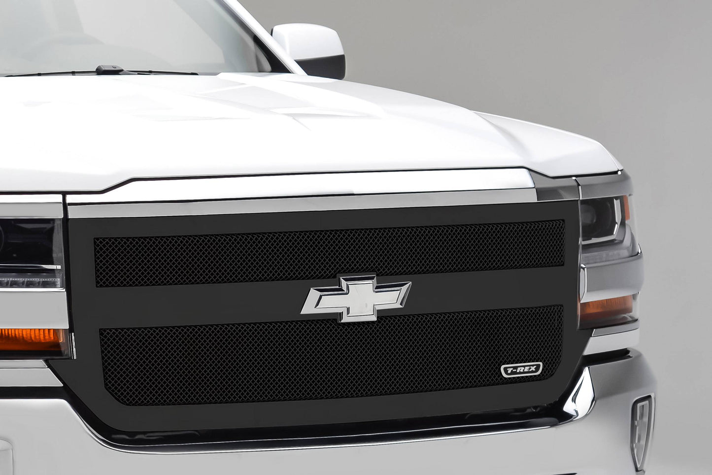 T-REX Grilles 51131 Black Mild Steel Small Mesh Grille Fits 2016-2018 Chevrolet Silverado 1500