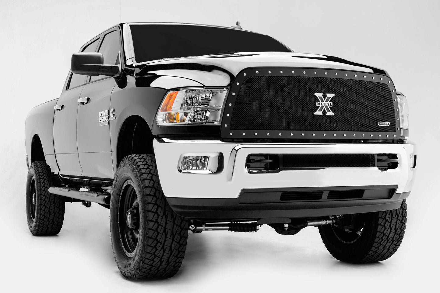 T-REX Grilles 6714521 Black Mild Steel Small Mesh Grille Fits 2013-2018 Ram 2500 3500