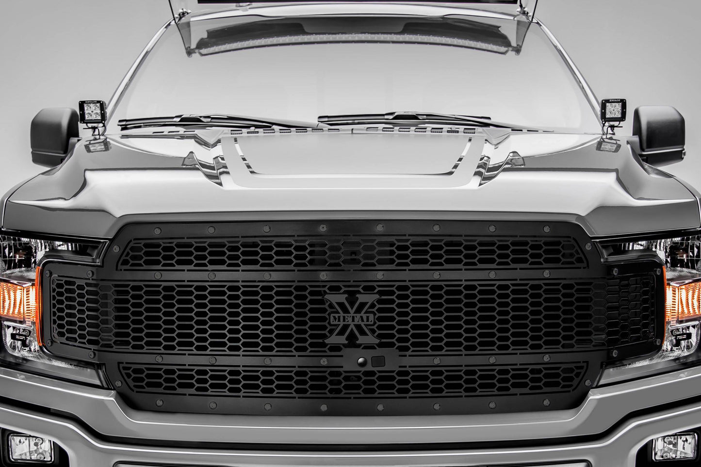 T-REX Grilles 7715891-BR Black Mild Steel Laser Cut Pattern Grille Fits 2018-2020 Ford F-150