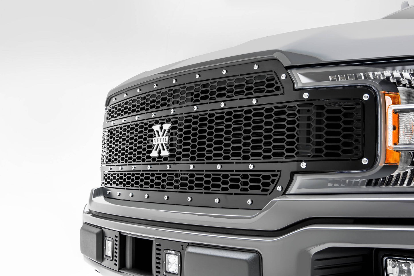 T-REX Grilles 7715841 Black Mild Steel Laser Cut Pattern Grille Fits 2018-2020 Ford F-150