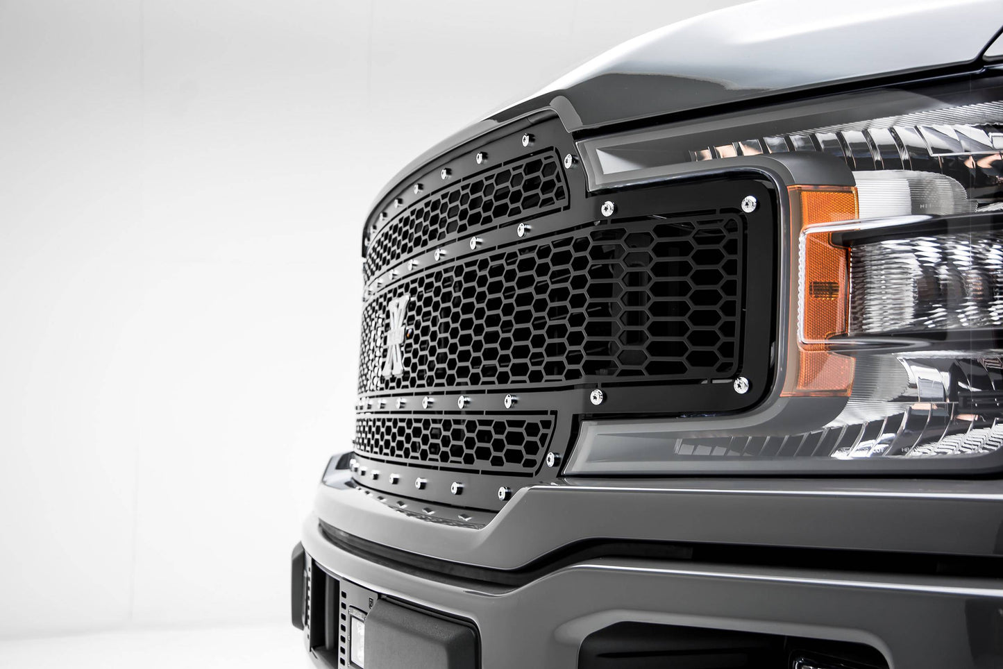 T-REX Grilles 7715841 Black Mild Steel Laser Cut Pattern Grille Fits 2018-2020 Ford F-150