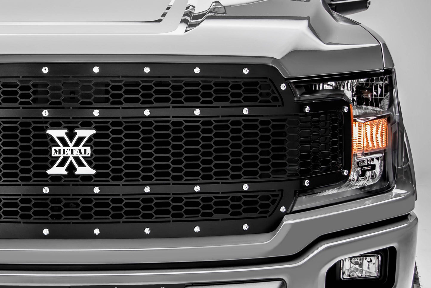 T-REX Grilles 7715841 Black Mild Steel Laser Cut Pattern Grille Fits 2018-2020 Ford F-150