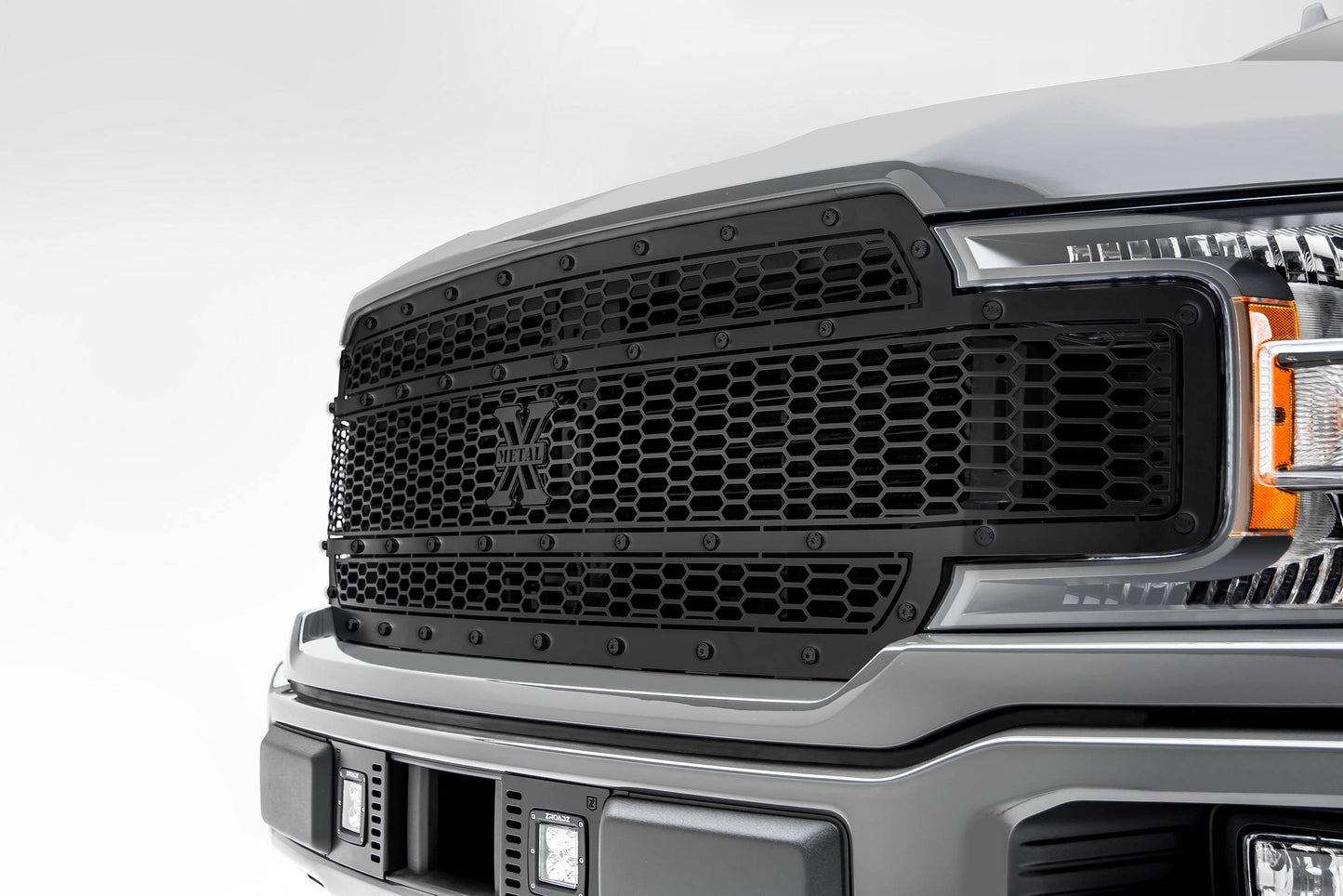 T-REX Grilles 7715841-BR Black Mild Steel Laser Cut Pattern Grille Fits 2018-2020 Ford F-150