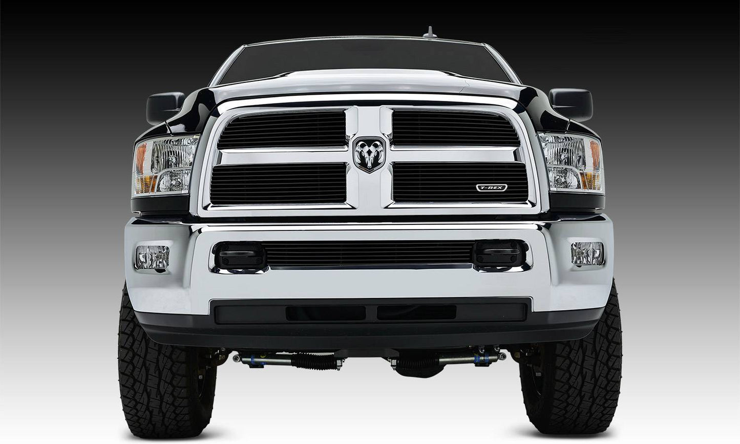 T-REX Grilles 21452B Black Aluminum Horizontal Grille Fits 2013-2018 Ram 2500 3500