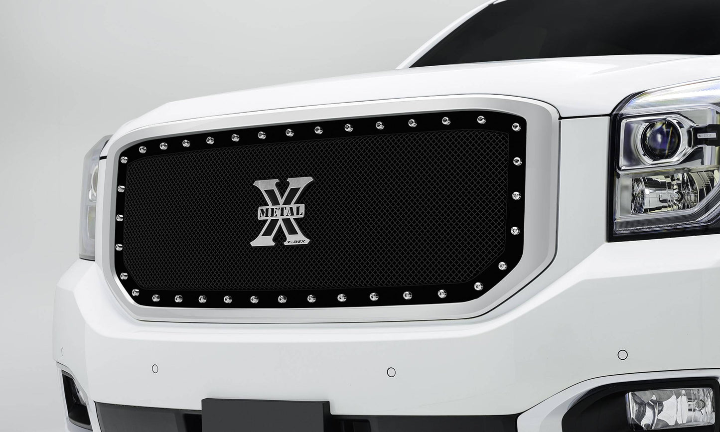 T-REX Grilles 6711691 Black Mild Steel Small Mesh Grille Fits 2015-2020 GMC Yukon Yukon XL