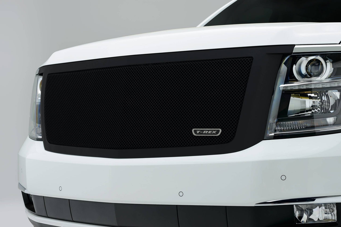 T-REX Grilles 51056 Black Mild Steel Small Mesh Grille Fits 2015-2020 Chevrolet Suburban LT Suburban LTZ