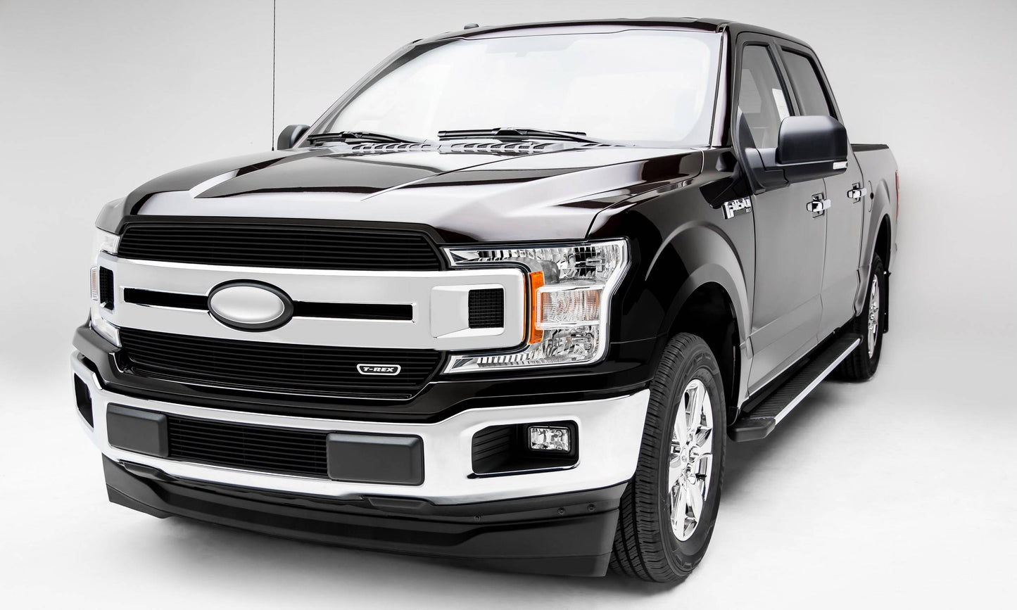 T-REX Grilles 20571B Black Aluminum Horizontal Grille Fits 2018-2020 Ford F-150 XLT F-150 Lariat