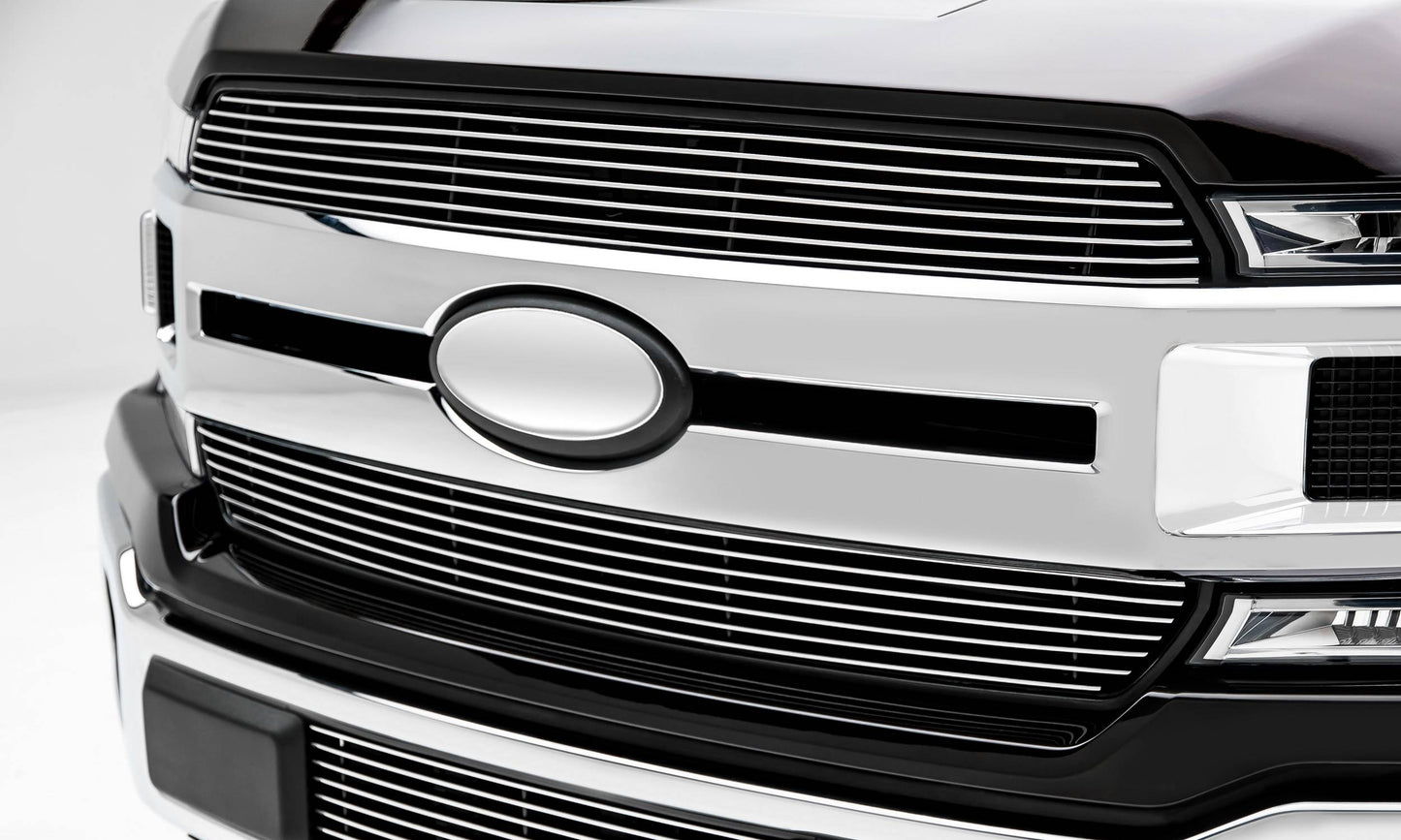 T-REX Grilles 20571 Polished Aluminum Horizontal Grille Fits 2018-2020 Ford F-150 XLT F-150 Lariat