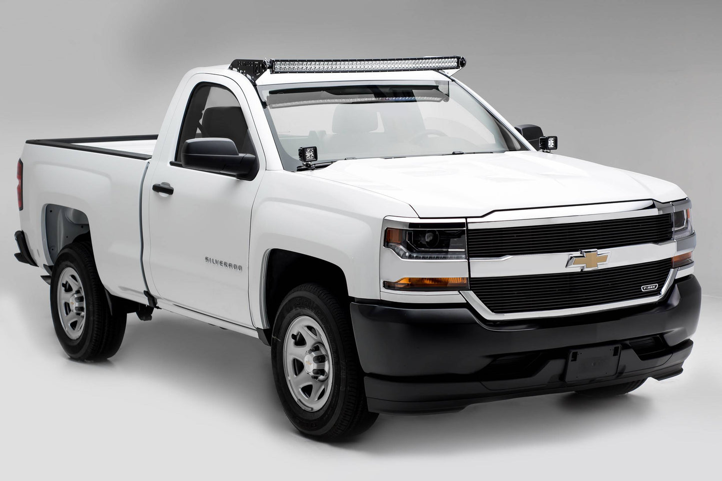 T-REX Grilles 6211271 Black Aluminum Horizontal Grille Fits 2016-2018 Chevrolet Silverado 1500