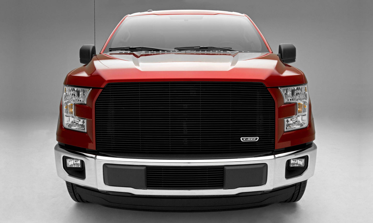 T-REX Grilles 20573B Black Aluminum Horizontal Grille Fits 2015-2017 Ford F-150