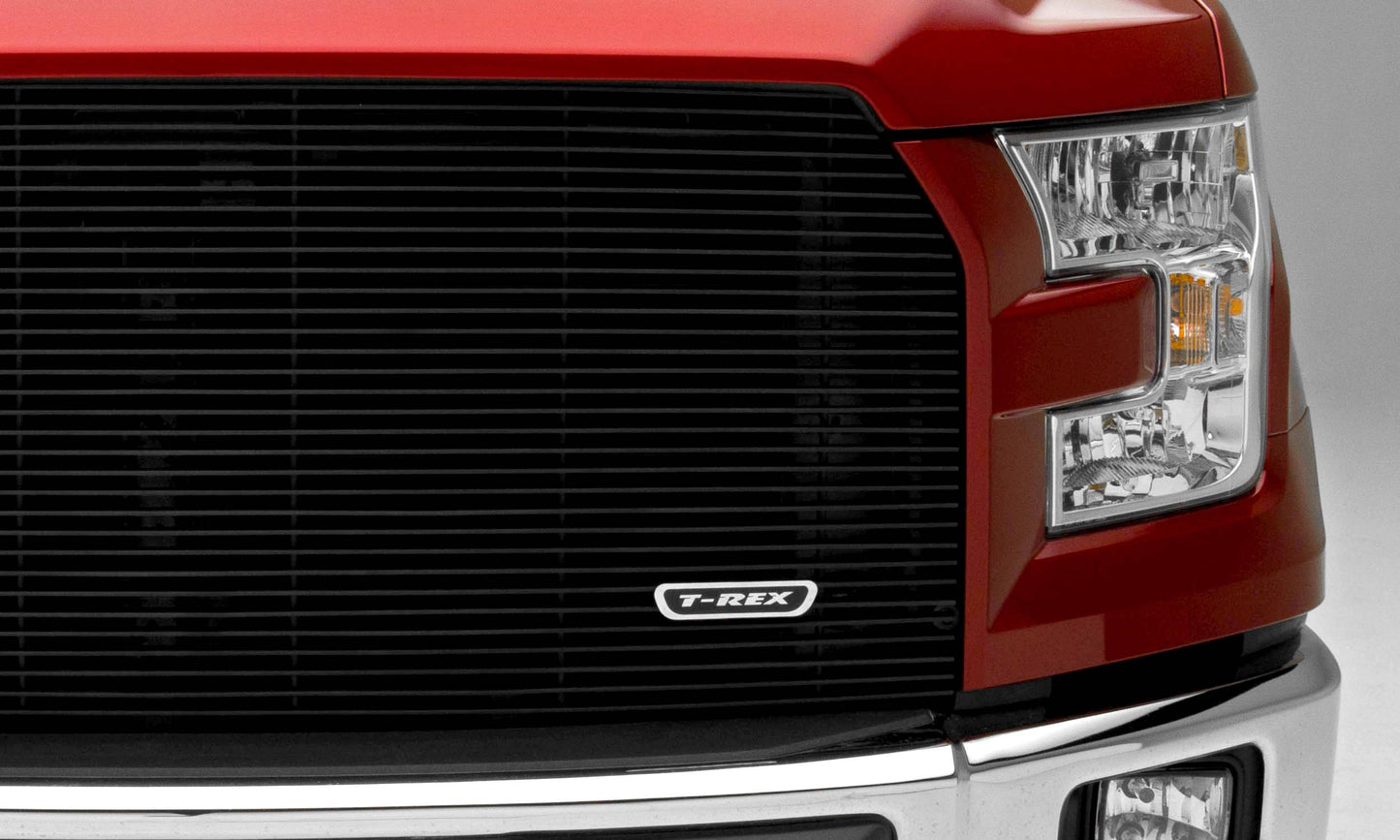 T-REX Grilles 20573B Black Aluminum Horizontal Grille Fits 2015-2017 Ford F-150