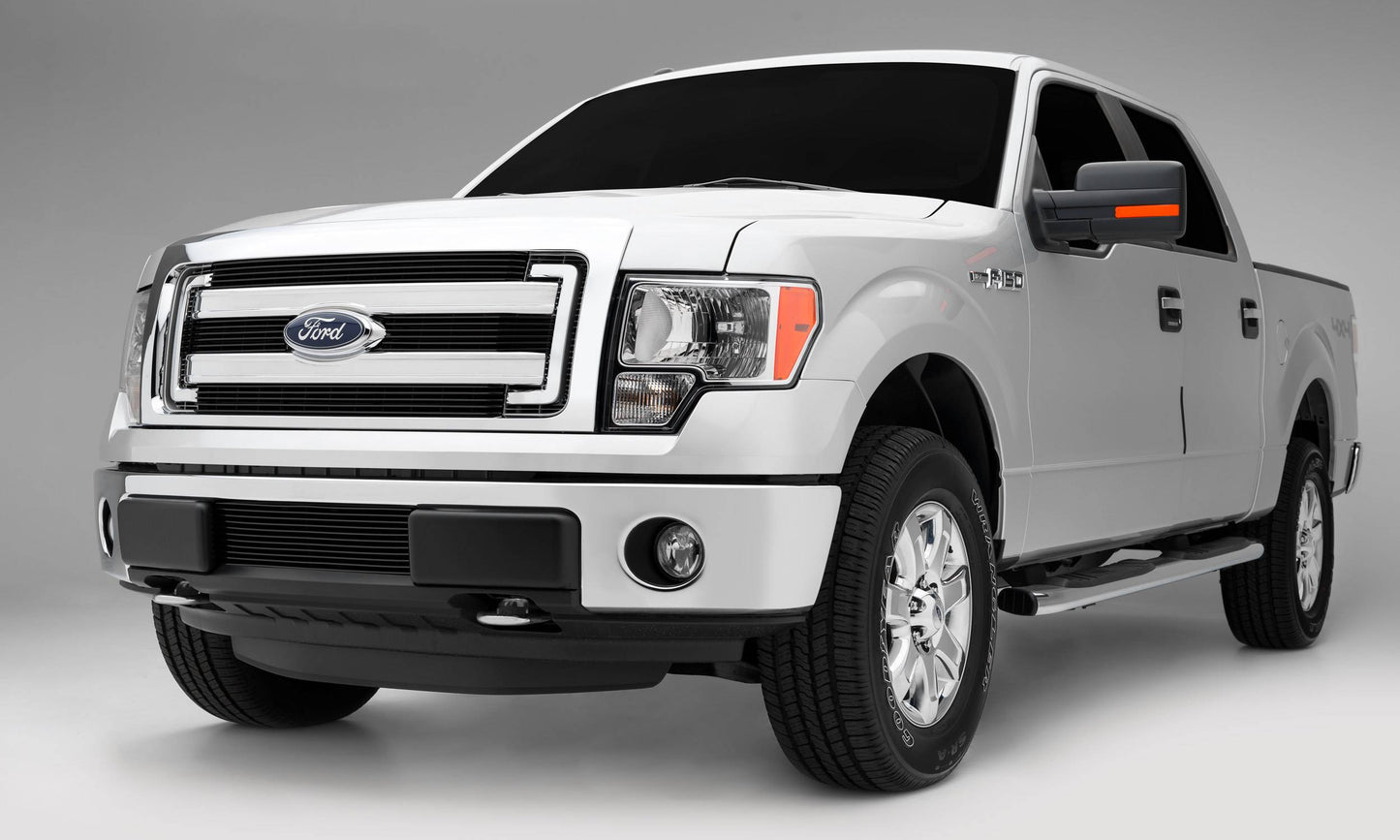 T-REX Grilles 21573B Black Aluminum Horizontal Grille Fits 2013-2017 Ford F-150 XLT