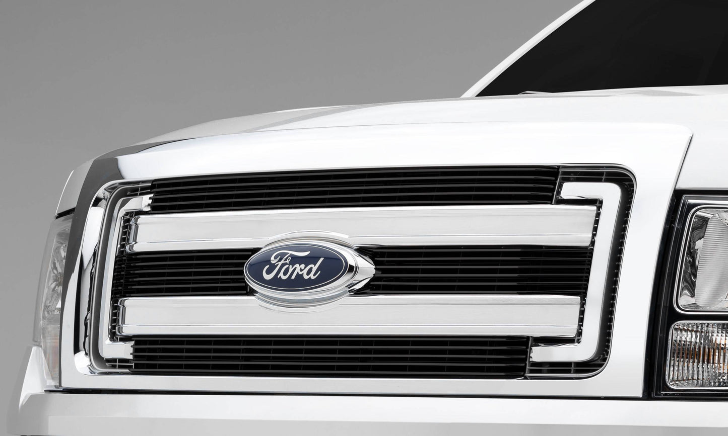 T-REX Grilles 21573B Black Aluminum Horizontal Grille Fits 2013-2017 Ford F-150 XLT