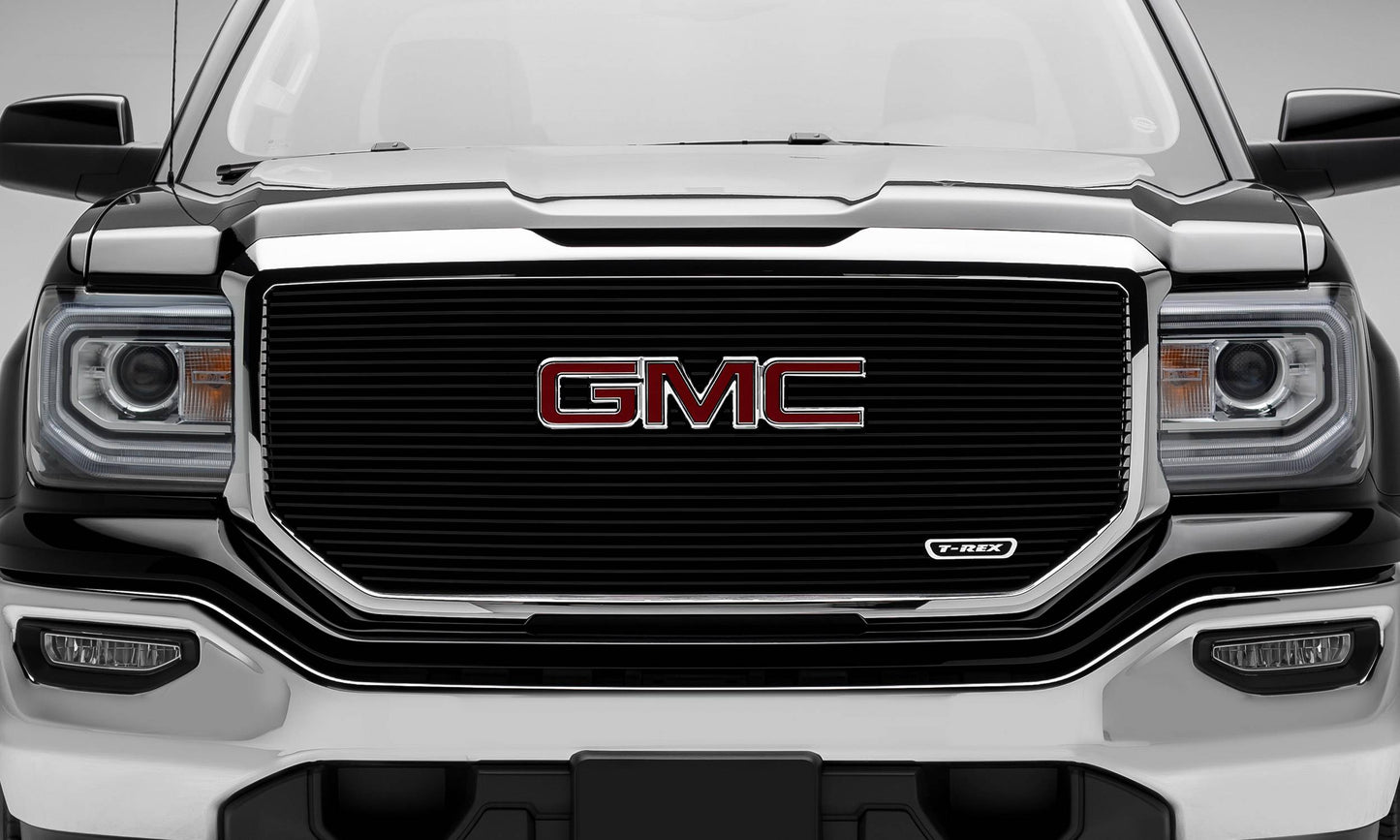 T-REX Grilles 6202131 Black Aluminum Horizontal Grille Fits 2016-2018 GMC Sierra 1500