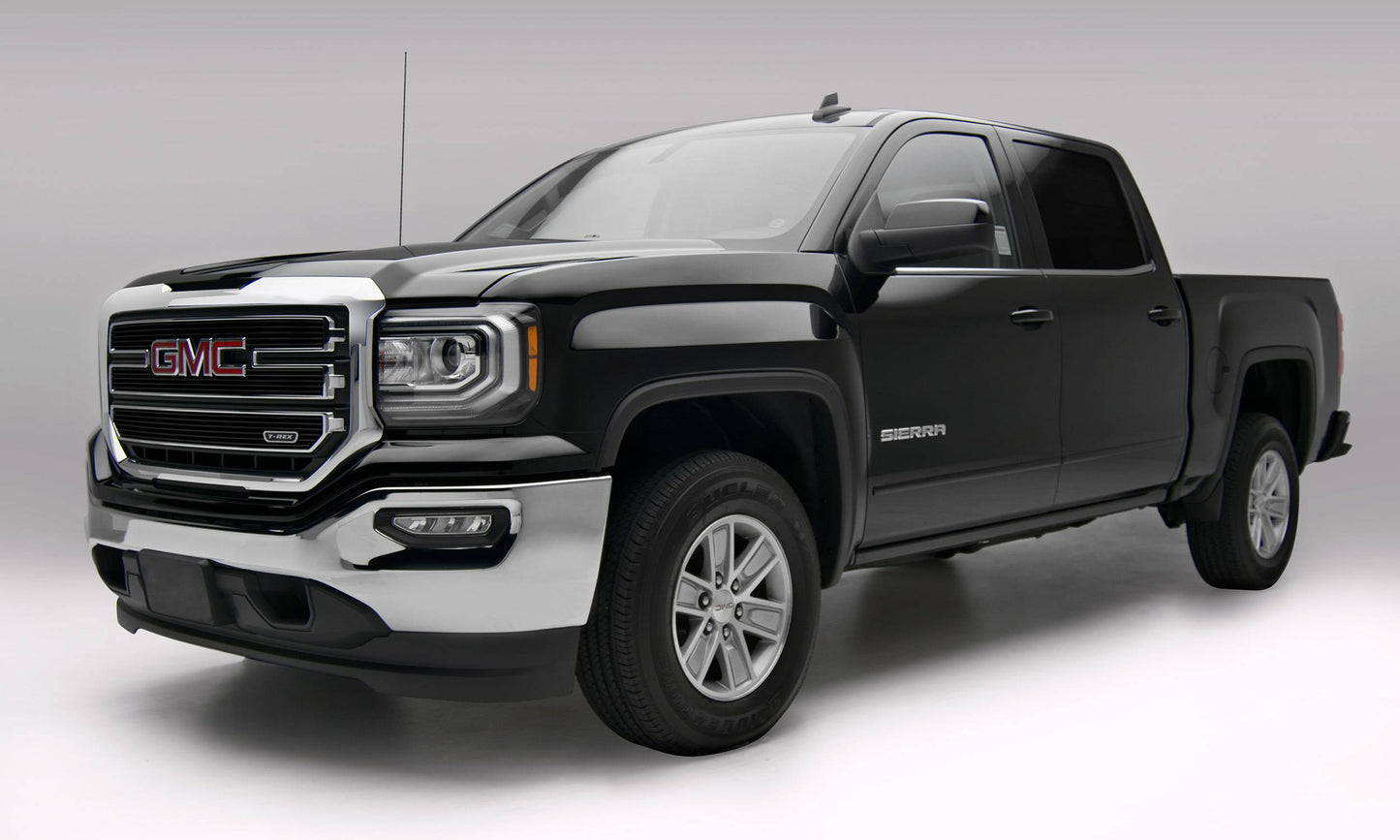 T-REX Grilles 6212131 Black Aluminum Horizontal Grille Fits 2016-2018 GMC Sierra 1500 SLE