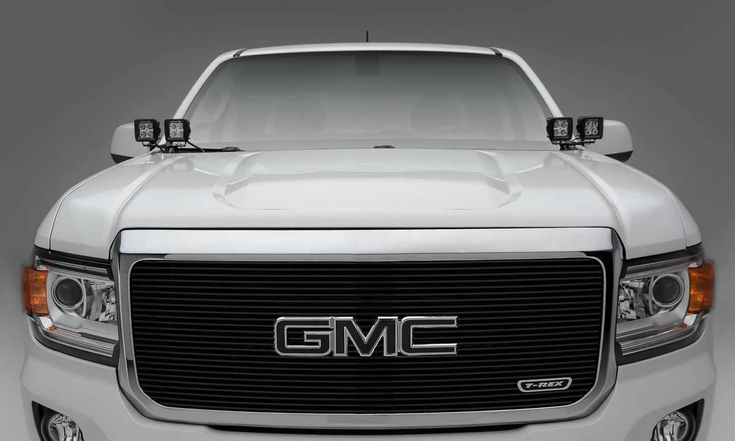 T-REX Grilles 20371B Black Aluminum Horizontal Grille Fits 2015-2020 GMC Canyon