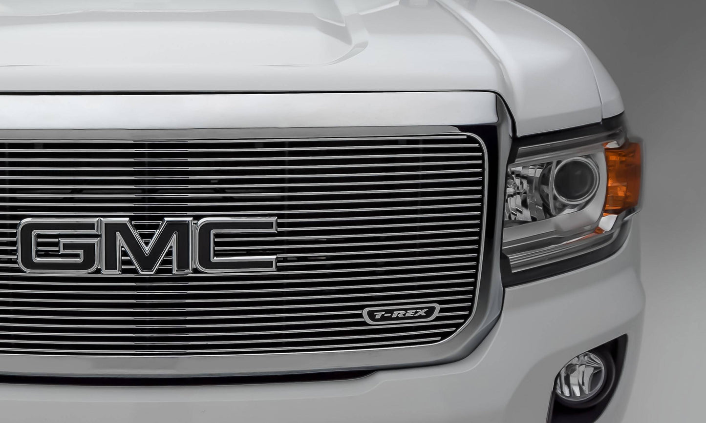 T-REX Grilles 20371 Polished Aluminum Horizontal Grille Fits 2015-2020 GMC Canyon