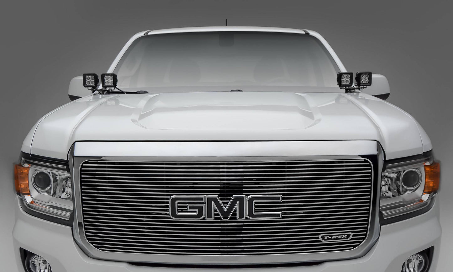 T-REX Grilles 20371 Polished Aluminum Horizontal Grille Fits 2015-2020 GMC Canyon