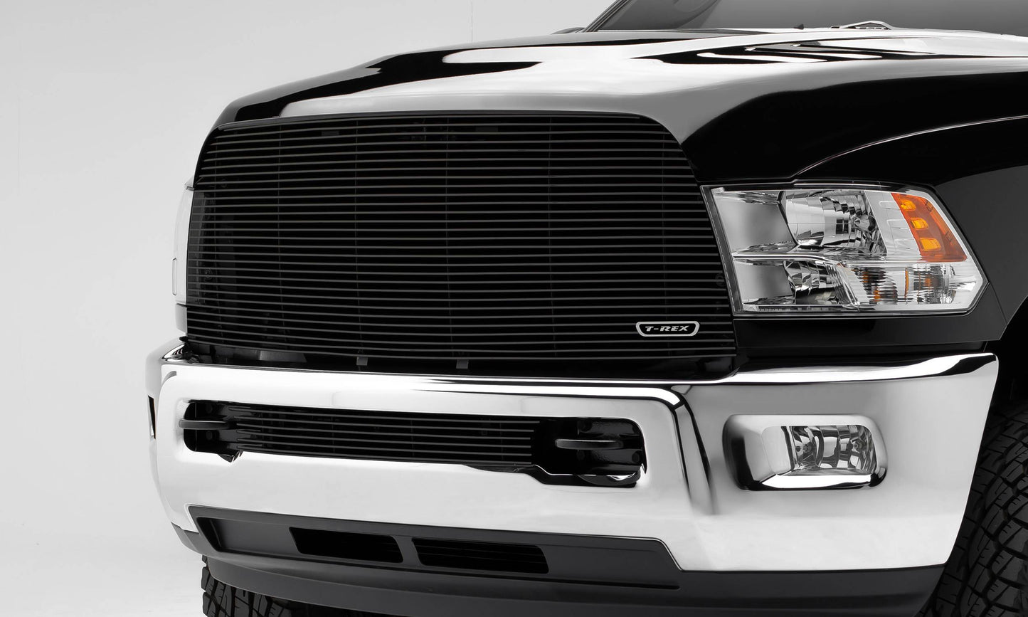 T-REX Grilles 25452B Black Aluminum Horizontal Bumper Grille Fits 2013-2018 Ram 2500 3500