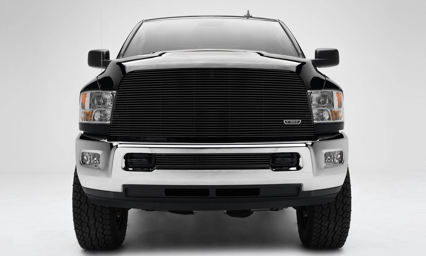 T-REX Grilles 25452B Black Aluminum Horizontal Bumper Grille Fits 2013-2018 Ram 2500 3500