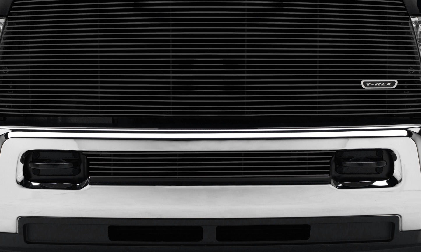 T-REX Grilles 25452B Black Aluminum Horizontal Bumper Grille Fits 2013-2018 Ram 2500 3500