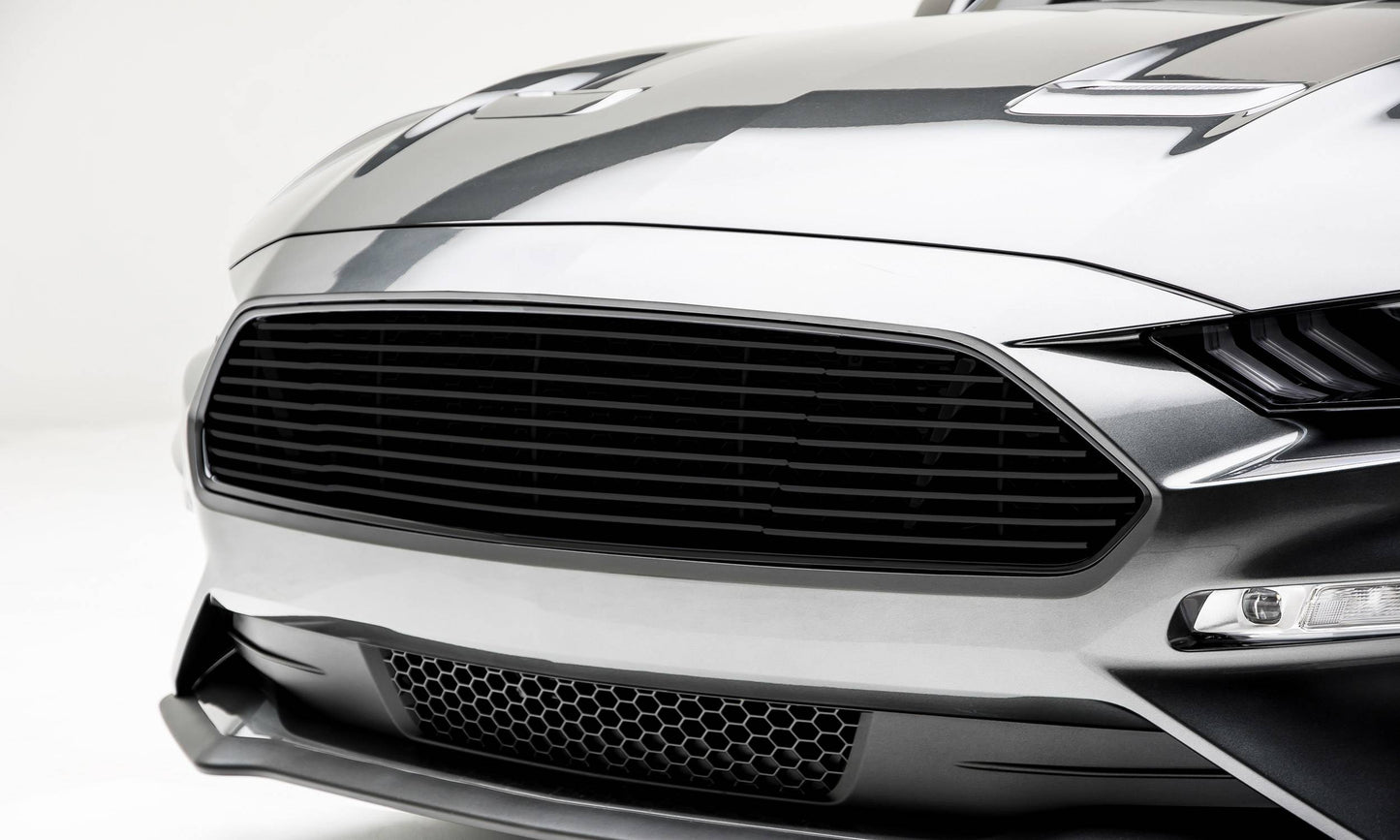 T-REX Grilles 6215501 Black Aluminum Horizontal Grille Fits 2018-2022 Ford Mustang GT