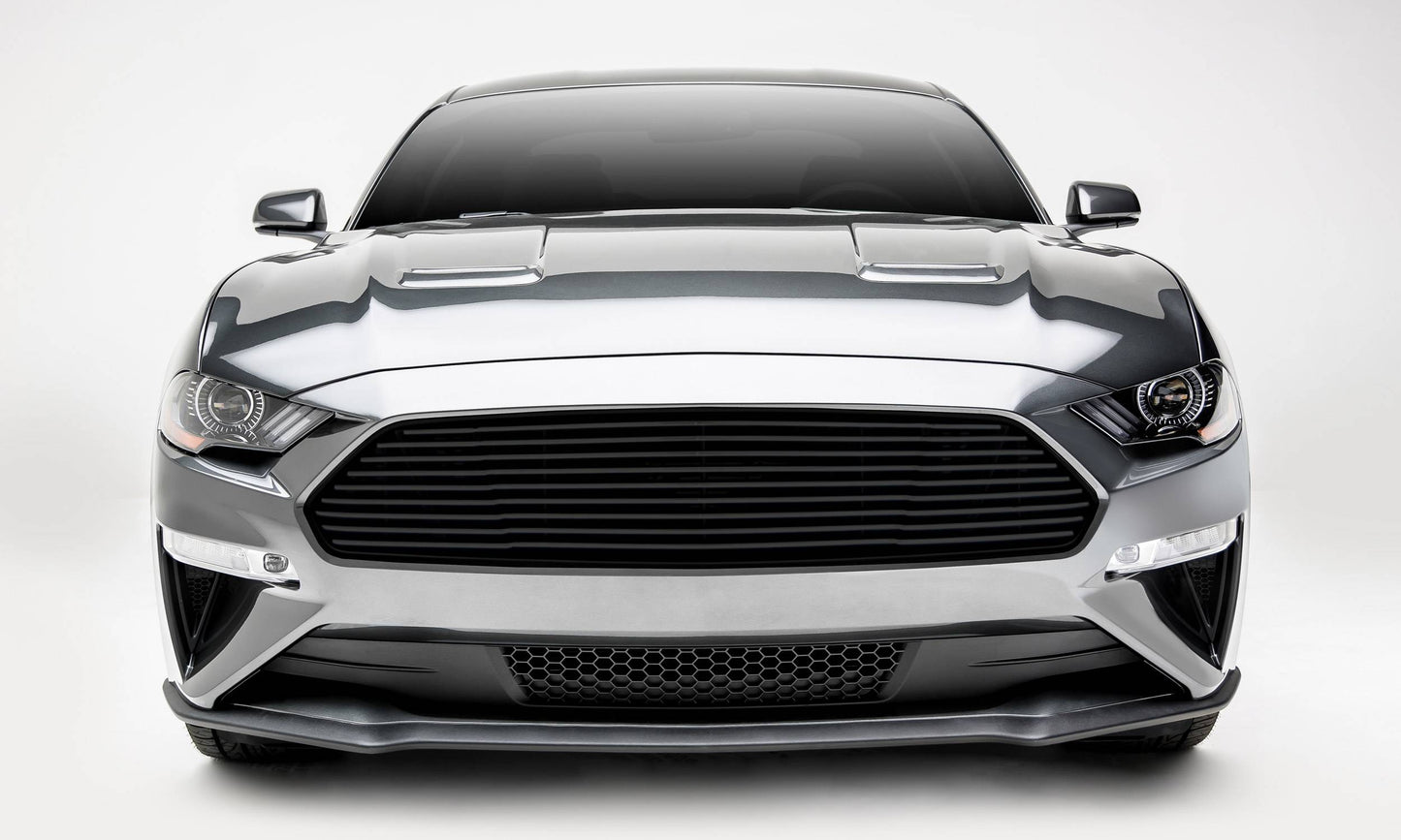 T-REX Grilles 6215501 Black Aluminum Horizontal Grille Fits 2018-2022 Ford Mustang GT