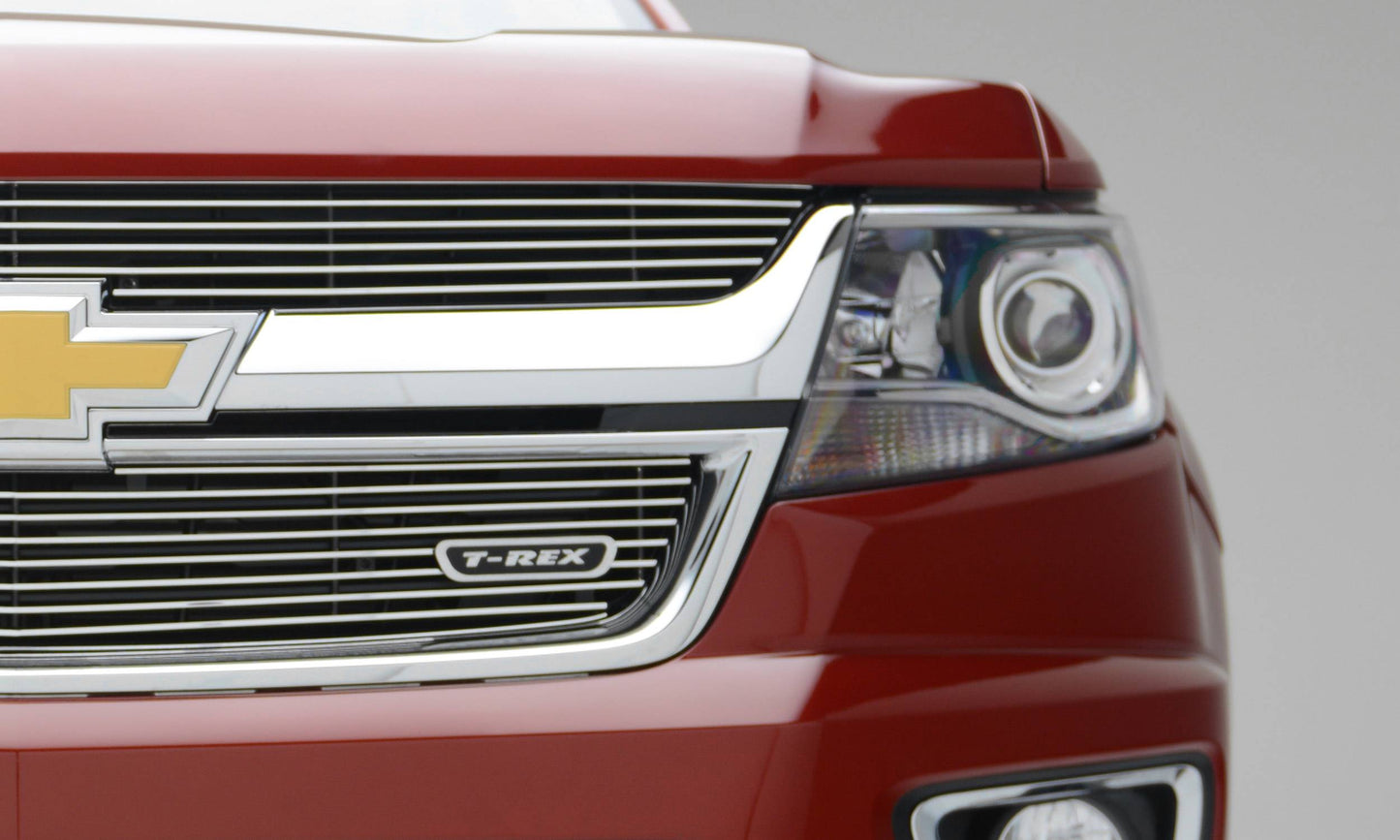 T-REX Grilles 21267 Polished Aluminum Horizontal Grille Fits 2015-2020 Chevrolet Colorado