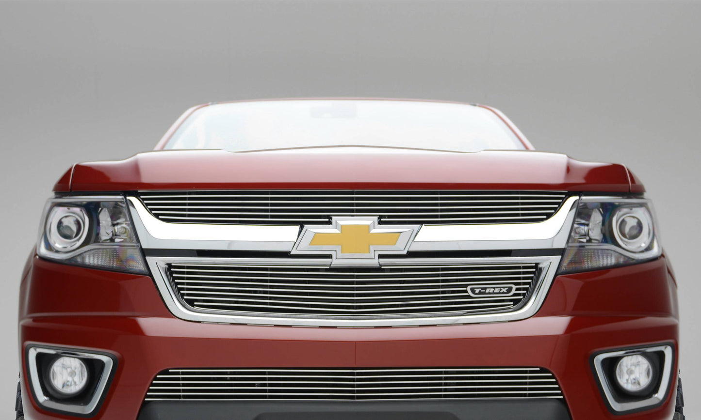 T-REX Grilles 21267 Polished Aluminum Horizontal Grille Fits 2015-2020 Chevrolet Colorado