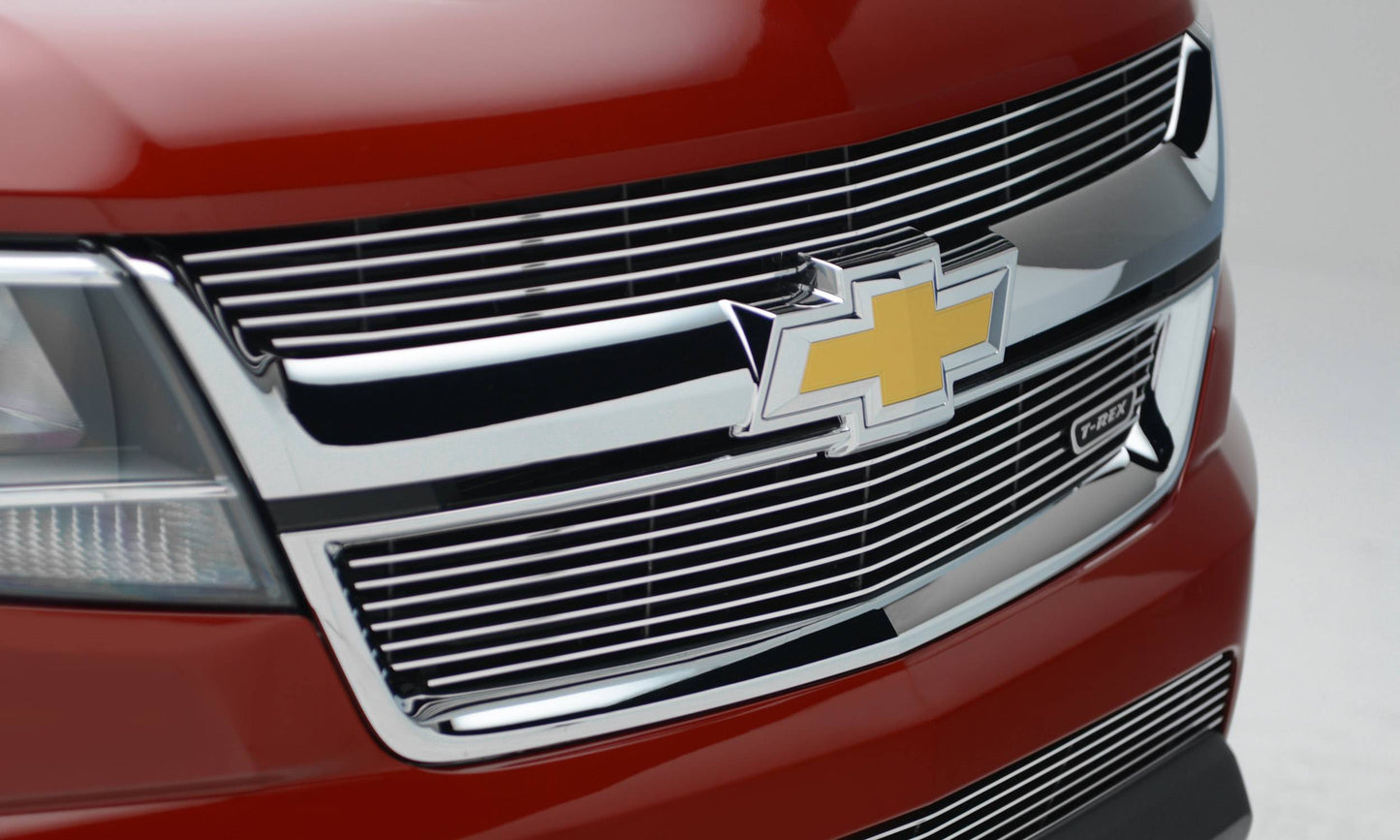 T-REX Grilles 21267 Polished Aluminum Horizontal Grille Fits 2015-2020 Chevrolet Colorado
