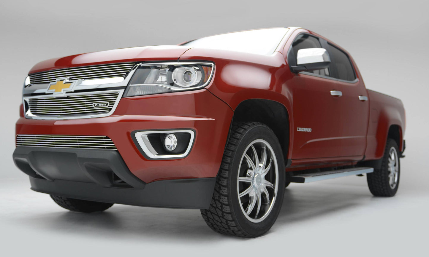 T-REX Grilles 21267 Polished Aluminum Horizontal Grille Fits 2015-2020 Chevrolet Colorado