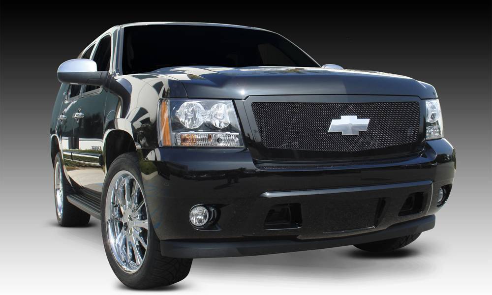 T-REX Grilles 51052 Black Mild Steel Small Mesh Grille Fits 2007-2013 Chevrolet Avalanche