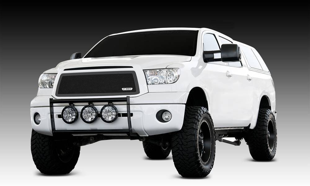 T-REX Grilles 51963 Black Mild Steel Small Mesh Grille Fits 2010-2013 Toyota Tundra