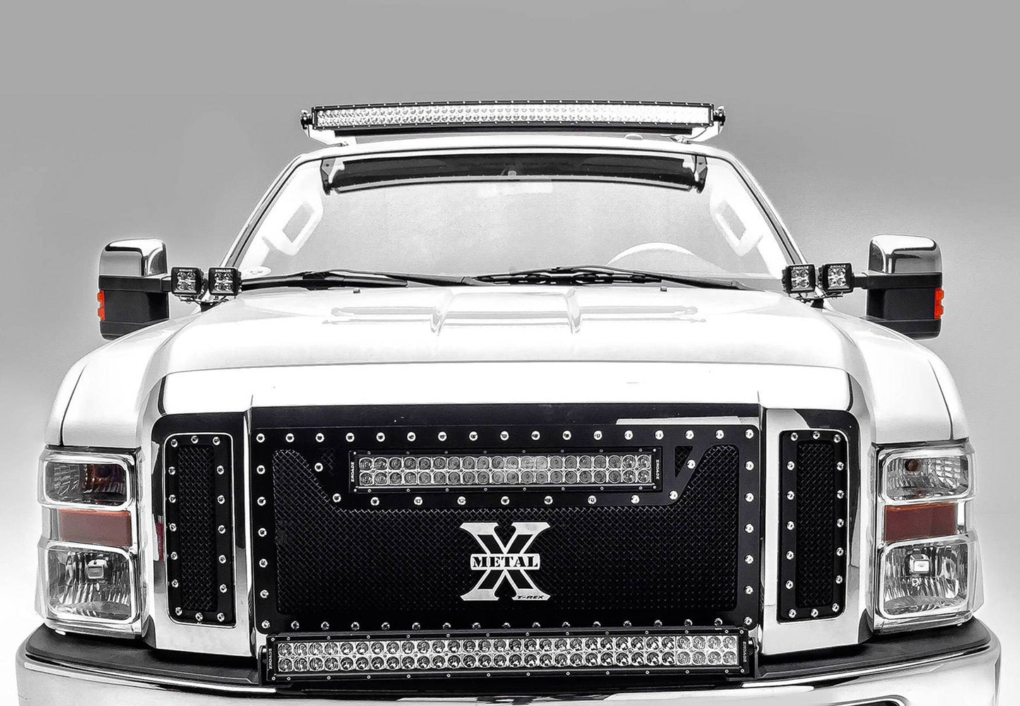 ZROADZ Z331161 Black Mild Steel Front Roof LED Bracket Fits 1999-2016 Ford F-250 F-350 F-450 F-550