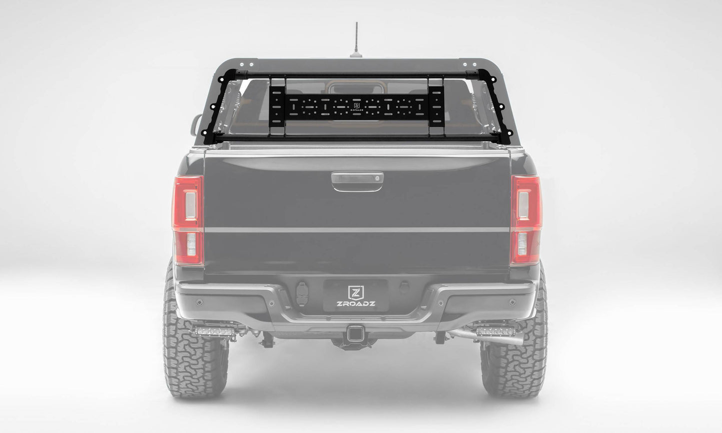 ZROADZ Z835001 Black Mild Steel Aluminum Overland Access Rear Gate Fits 2019-2023 Ford Ranger