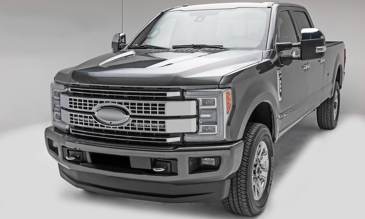 ZROADZ Z415671-KIT Black Mild Steel OEM Grille LED Kit Fits 2017-2019 Ford F-250 Platinum F-350 Platinum F-450 Platinum F-550 Platinum