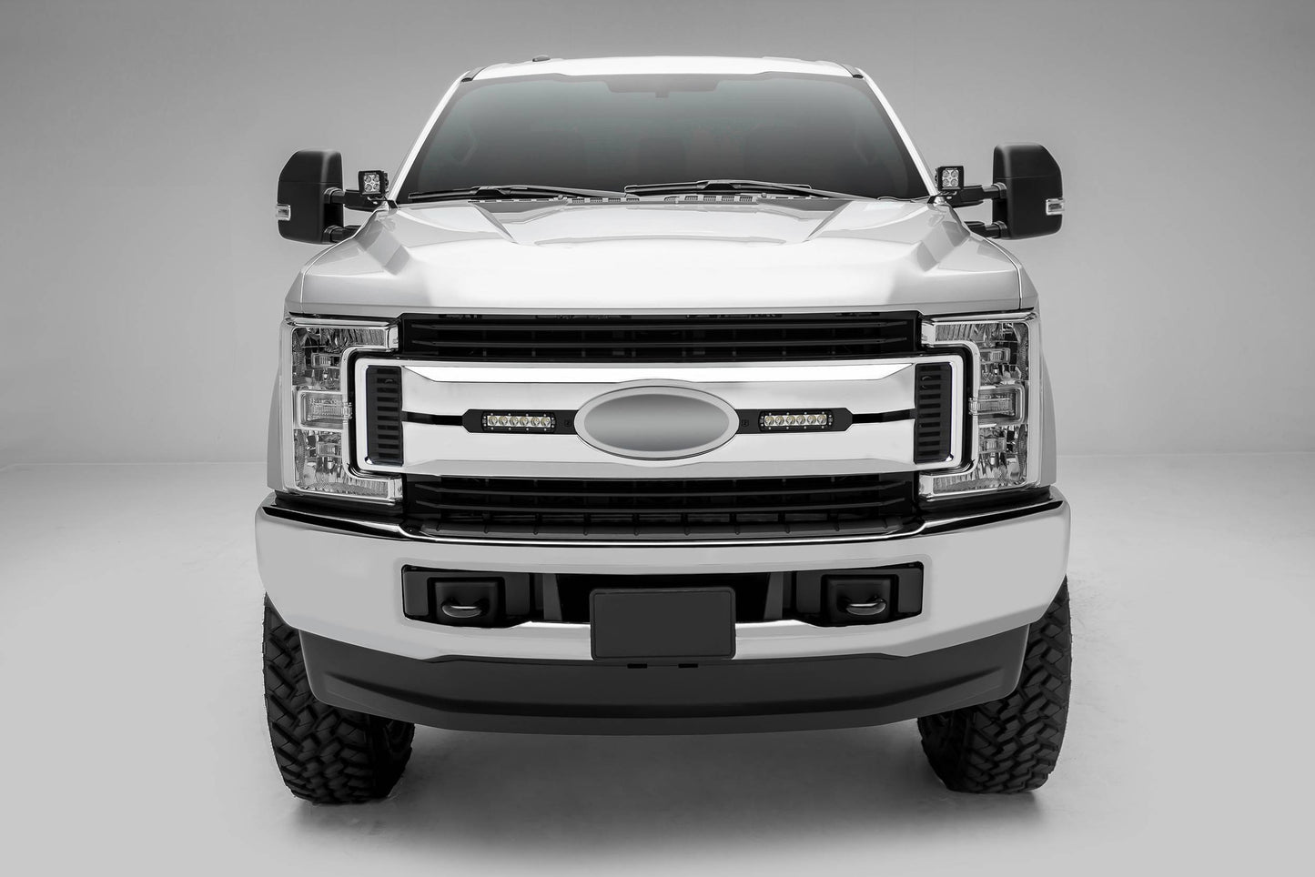 ZROADZ Z415571-KIT Black Mild Steel OEM Grille LED Kit Fits 2017-2019 Ford F-250 XLT F-350 XLT F-450 XLT F-550 XLT F-250 XL STX F-350 XL STX F-450 XL STX F-550 XL STX