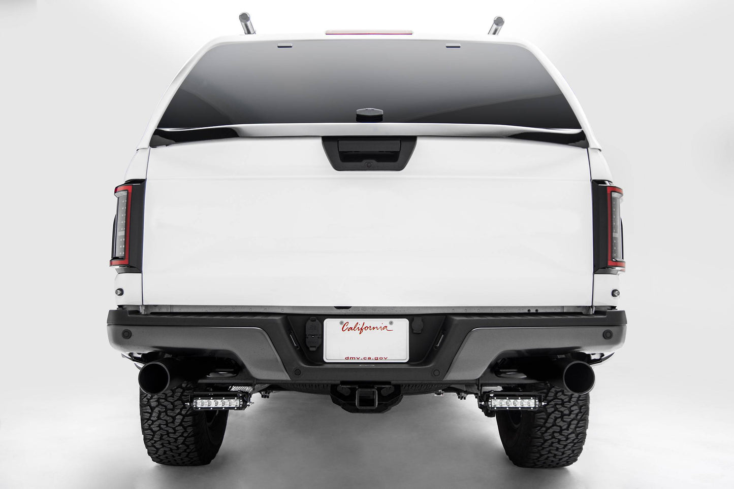 ZROADZ Z385662 Black Mild Steel Rear Bumper LED Bracket Fits 2018-2023 Ford F-150