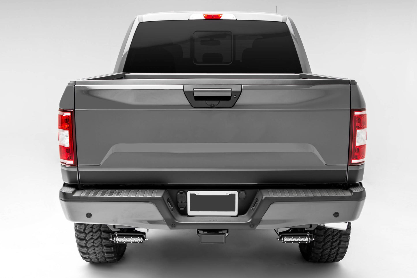 ZROADZ Z385662 Black Mild Steel Rear Bumper LED Bracket Fits 2018-2023 Ford F-150