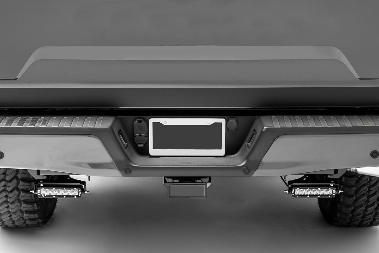 ZROADZ Z385662 Black Mild Steel Rear Bumper LED Bracket Fits 2018-2023 Ford F-150