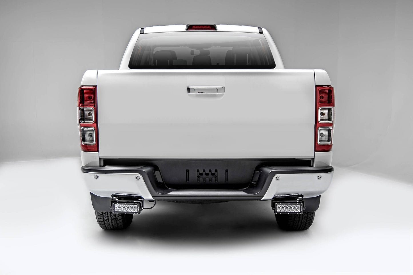 ZROADZ Z385761-KIT Black Mild Steel Rear Bumper LED Kit Fits 2015-2018 Ford Ranger T6