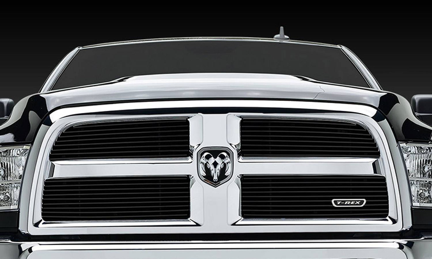 T-REX Grilles 21452B Black Aluminum Horizontal Grille Fits 2013-2018 Ram 2500 3500
