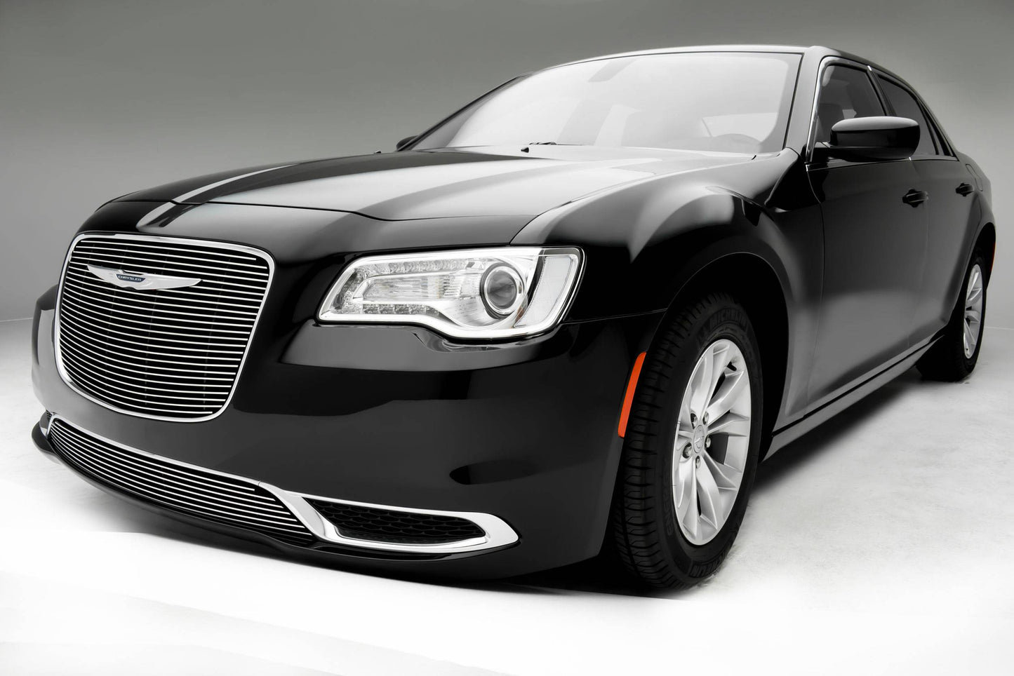 T-REX Grilles 21436 Polished Aluminum Horizontal Grille Fits 2015-2018 Chrysler 300