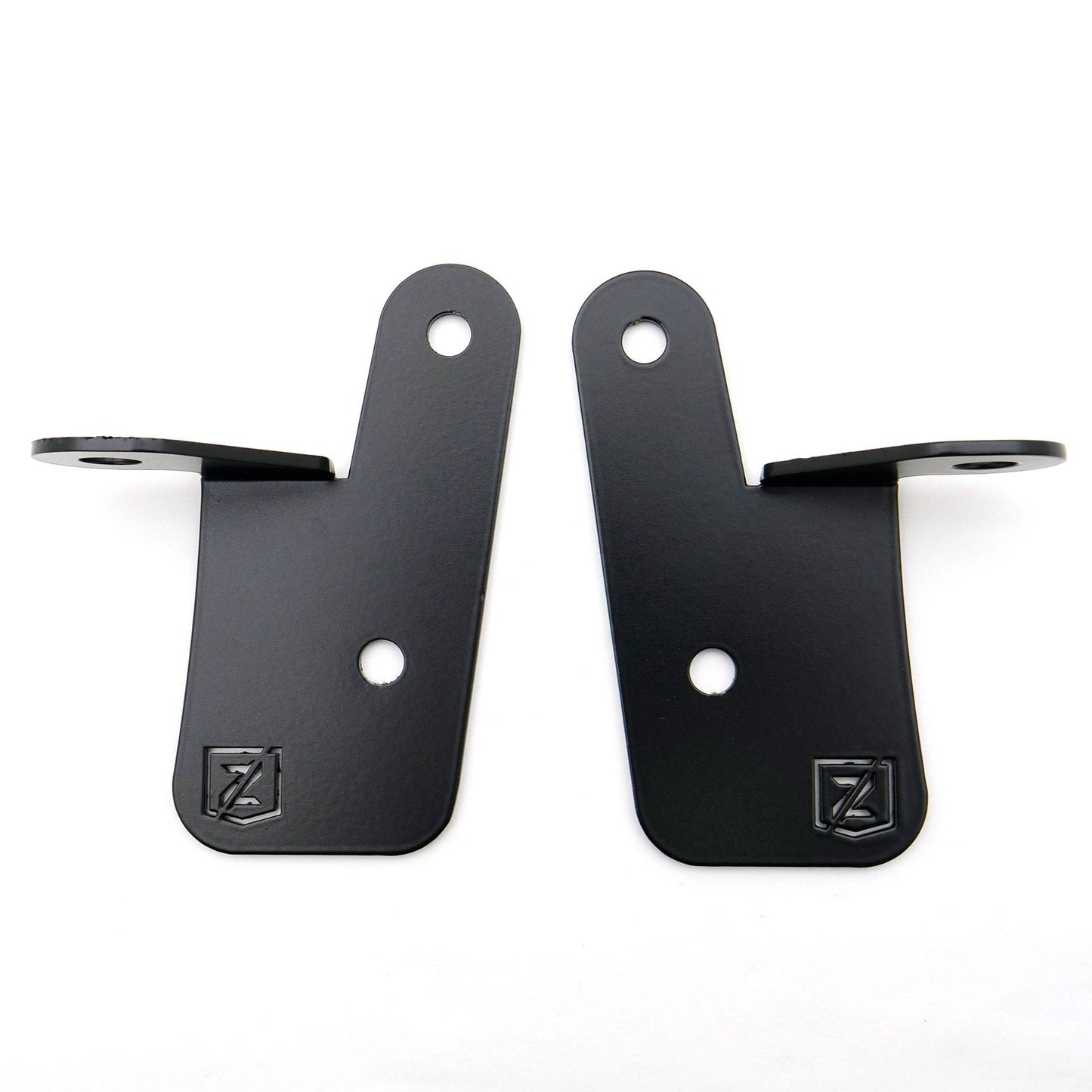 ZROADZ Z364941 Black Mild Steel Lower A Pillar LED Bracket Fits 2019-2023 Jeep Gladiator