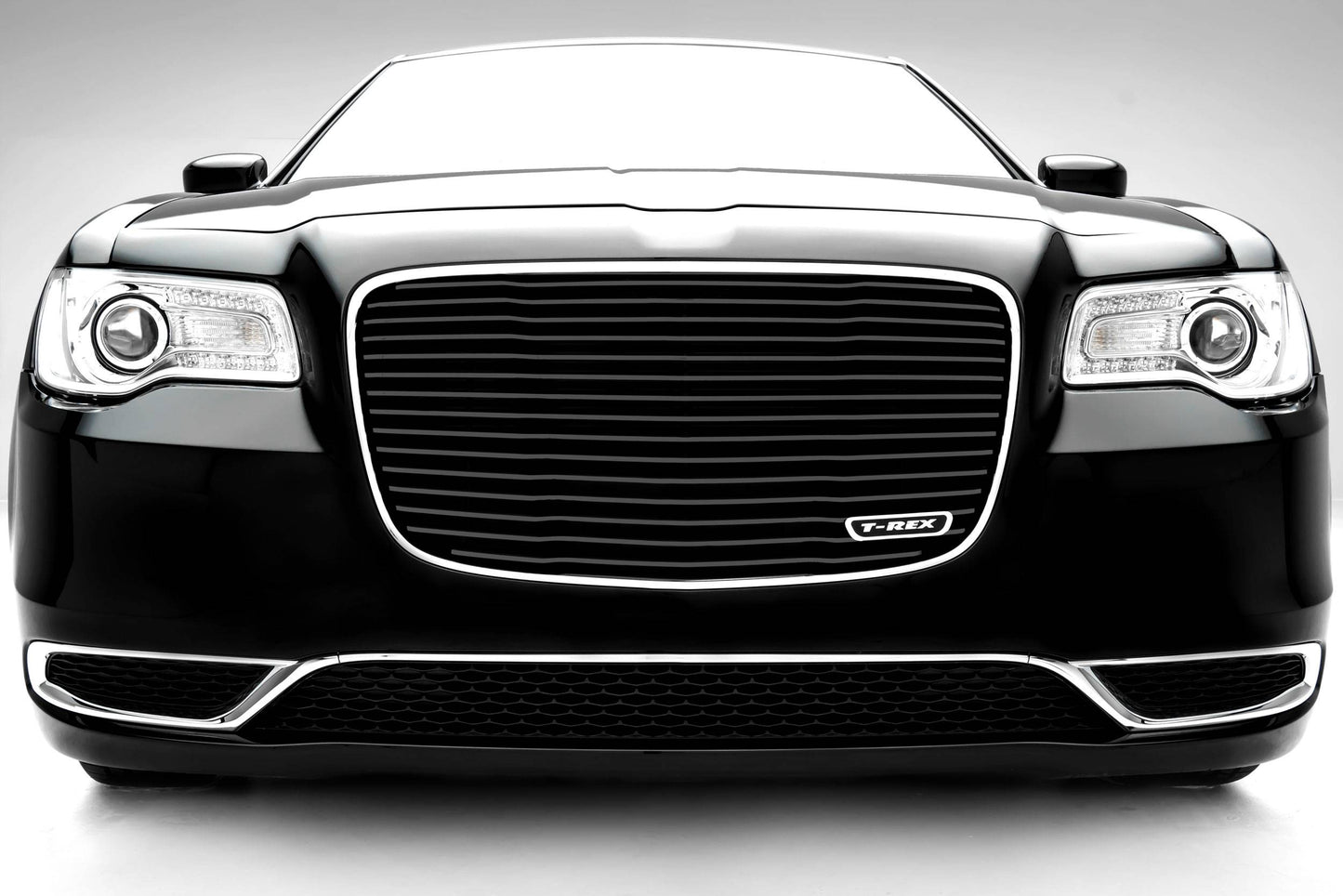 T-REX Grilles 6214361 Black Aluminum Horizontal Grille Fits 2015-2018 Chrysler 300