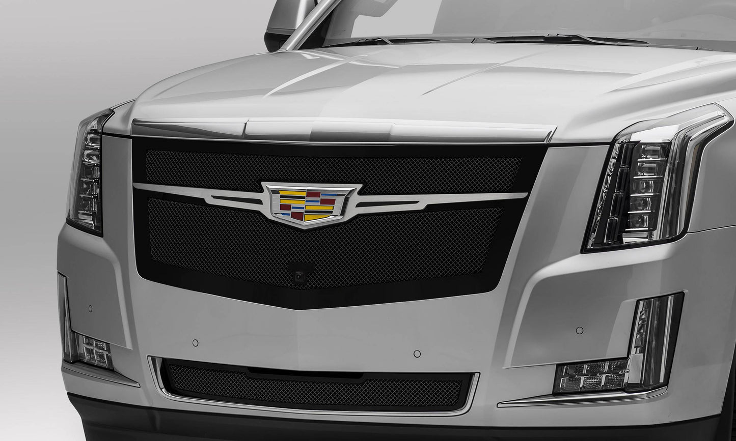 T-REX Grilles 51189 Black Stainless Steel Small Mesh Grille Fits 2015i-2020 Cadillac Escalade Escalade EXT Escalade ESV