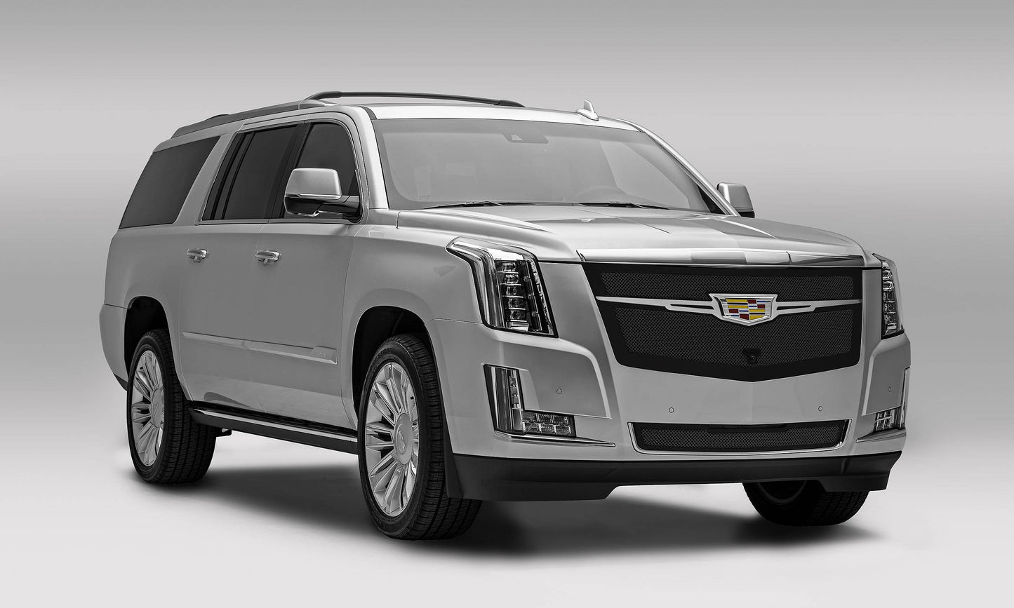 T-REX Grilles 51189 Black Stainless Steel Small Mesh Grille Fits 2015i-2020 Cadillac Escalade Escalade EXT Escalade ESV