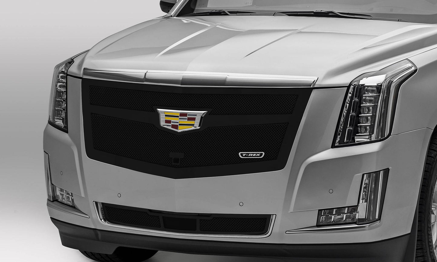 T-REX Grilles 51181 Black Stainless Steel Small Mesh Grille Fits 2015i-2020 Cadillac Escalade Escalade EXT Escalade ESV