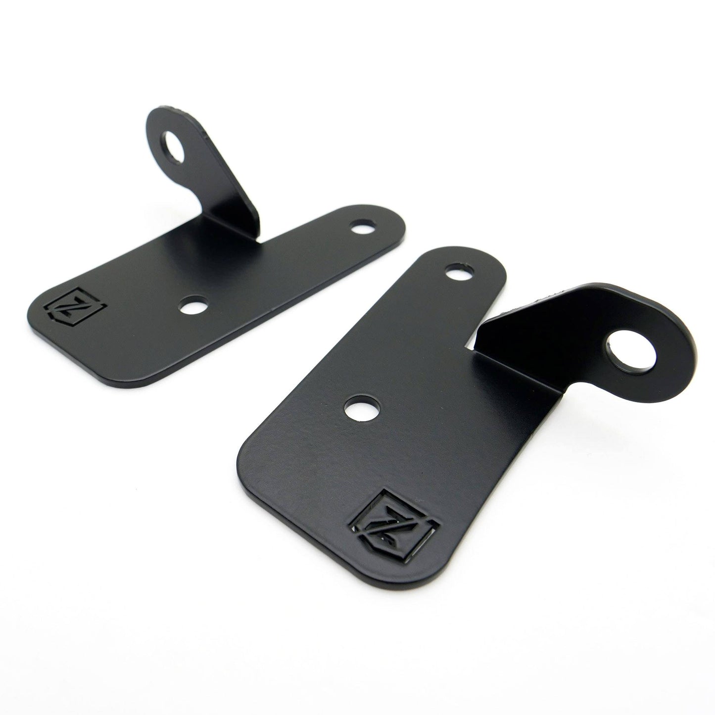 ZROADZ Z364941 Black Mild Steel Lower A Pillar LED Bracket Fits 2019-2023 Jeep Gladiator